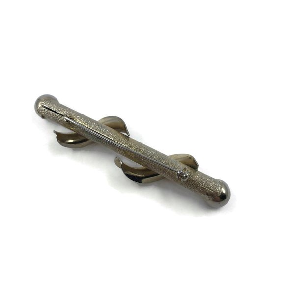 Vintage Gold Tone Brooch Rod with Swirl - Picture 4 of 5